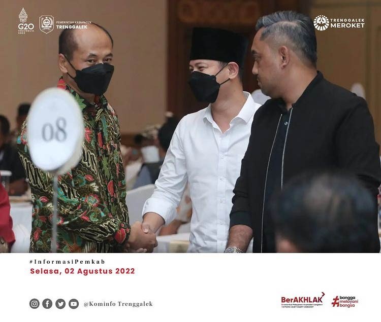 Bupati Nur Arifin Ucapkan Selamat Menjalankan Tugas Baru Kepada Marsma TNI Rudy Iskandar dan Selamat Datang kepada Brigjend TNI Fahmi Suderman Sebagai Kabinda Jatim